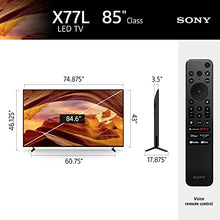 Load image into Gallery viewer, Sony 85 Inch 4K Ultra HD TV X77L Series: LED Smart Google TV KD85X77L- 2023 Model, Black