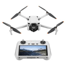 Load image into Gallery viewer, DJI Mini 3 (DJI RC) , Lightweight 3x Mechanical Gimbal Mini Camera Drone with 4K HDR Video, 38-min Flight Time, up to 32800ft (10km) Video Transmission, Vertical Shooting, GPS Auto Return Integrated
