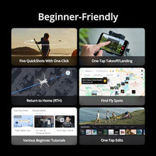 Load image into Gallery viewer, DJI Mini 3 (DJI RC) , Lightweight 3x Mechanical Gimbal Mini Camera Drone with 4K HDR Video, 38-min Flight Time, up to 32800ft (10km) Video Transmission, Vertical Shooting, GPS Auto Return Integrated
