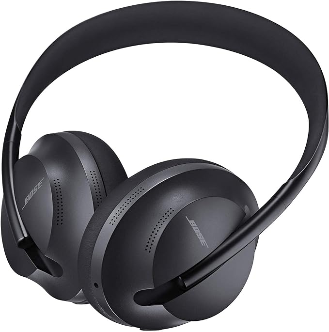 Bose Headphones 700, Noise Cancelling Bluetooth Over-Ear Wireless Headphones with Built-In Microphone for Clear Calls and Alexa Voice Control, Black