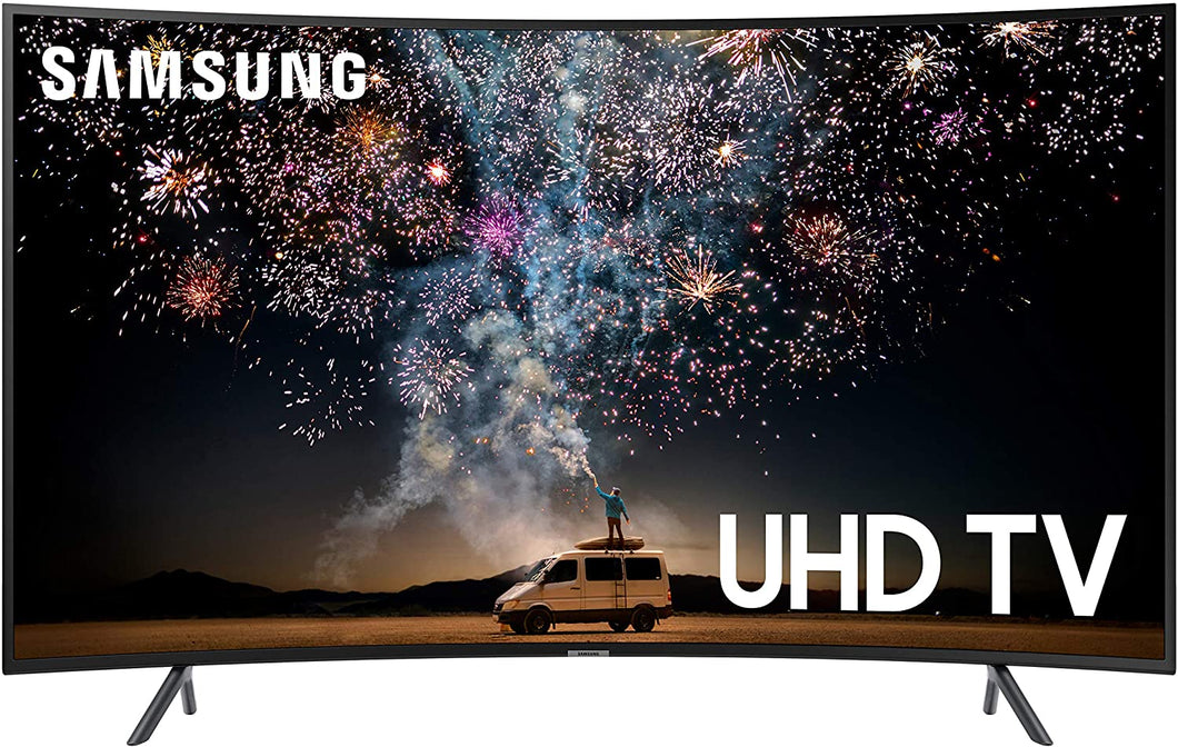 Samsung UN55RU7300FXZA Curved 55-Inch 4K UHD 7 Series Ultra HD Smart TV with HDR and Alexa Compatibility (2019 Model)
